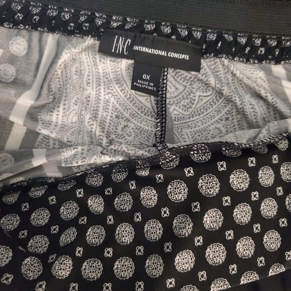 INC International Concepts Plus Size Tie-Waist Palazzo Pants - Picture 9 of 10